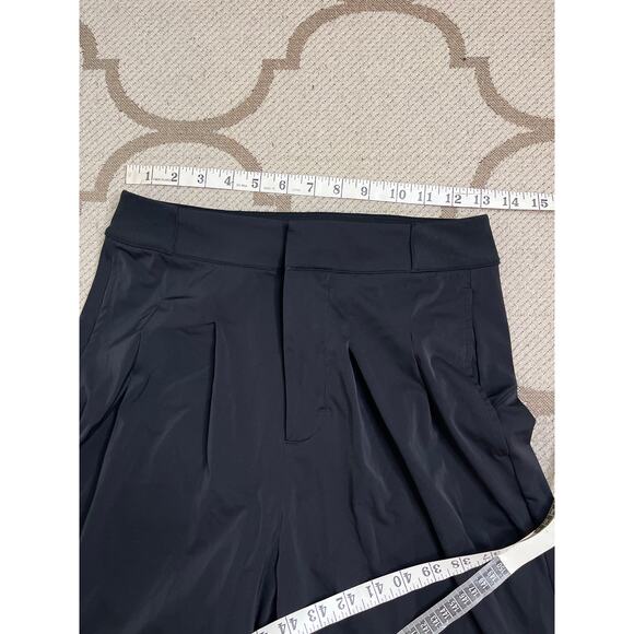 Nike Bliss Dri-FIT Trousers pleated side pockets wide leg black pant,size small - Picture 2 of 16